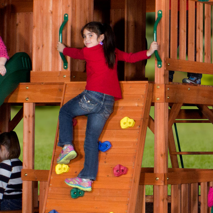 Backyard Discovery Liberty II Cedar Swing Set & Reviews Wayfair